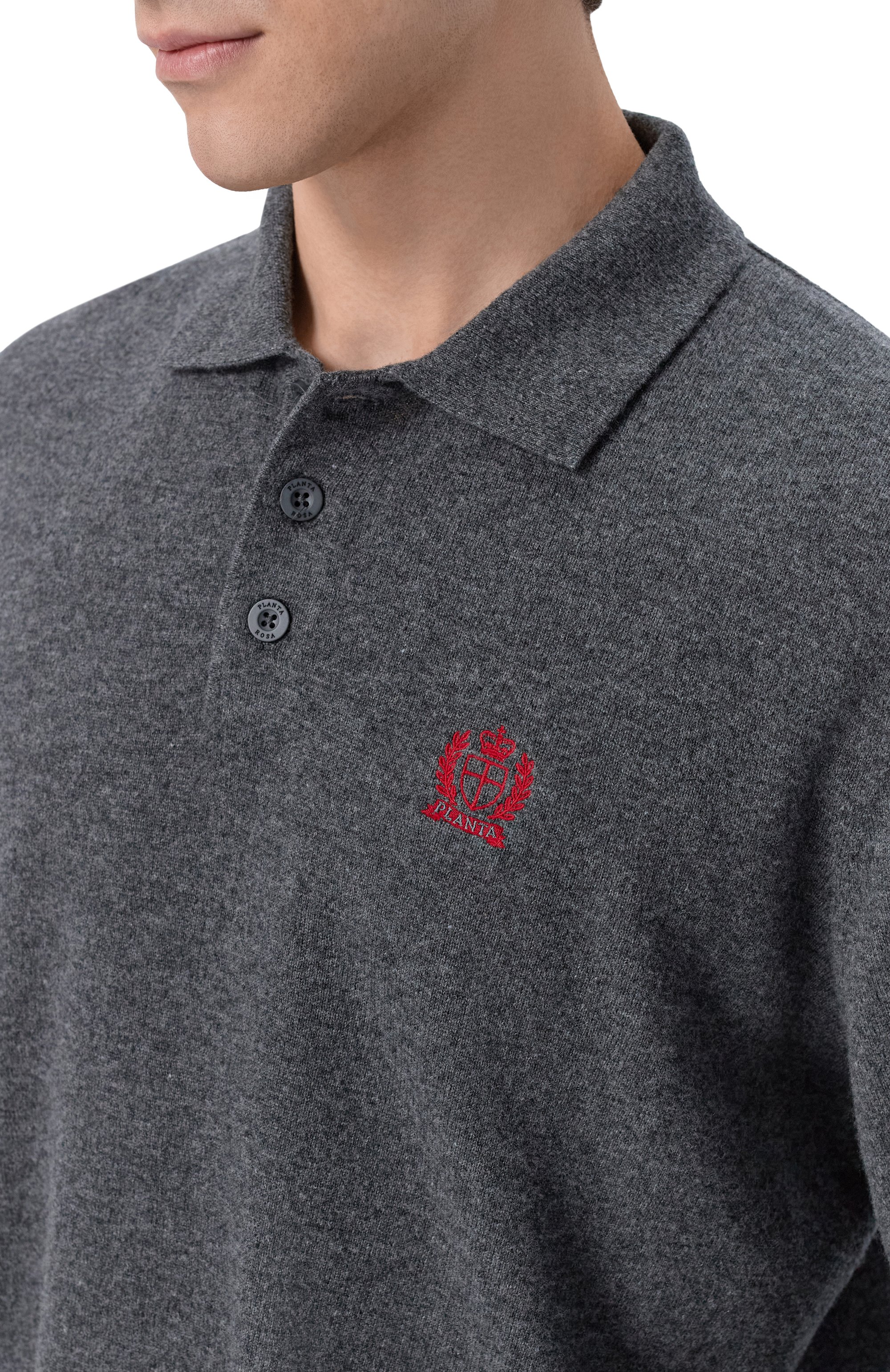 Поло из шерсти и кашемира PLANTA ROSA, арт. PR/VT1001, фото 6