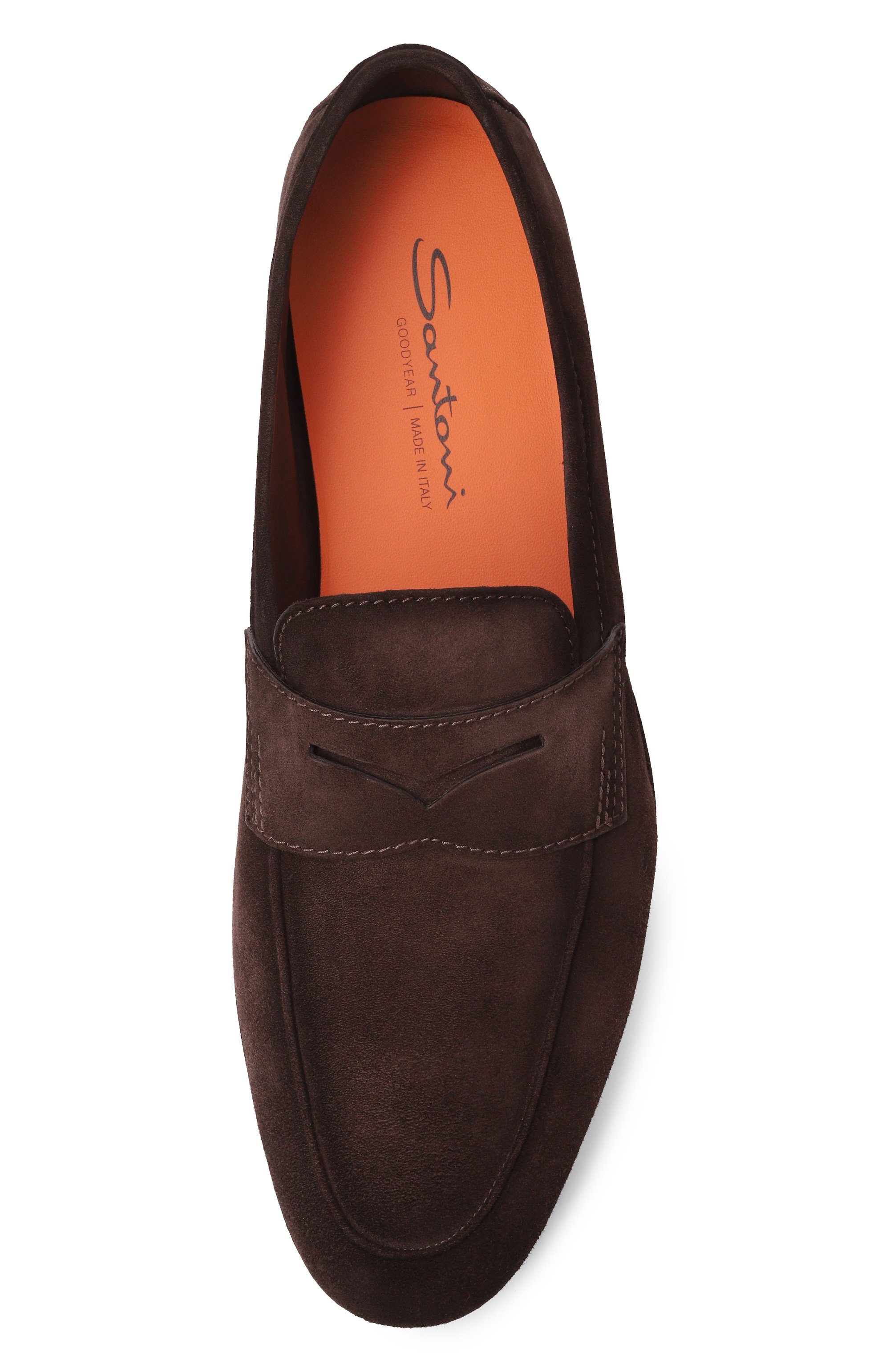 Замшевые пенни-лоферы carlos SANTONI, арт. MCNG19298SI6SEAA, фото 5