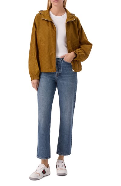 Кожаные кеды screener GUCCI белого цвета по цене 109500 руб., арт. A000MV/AAGVY, фото 3 Кожаные кеды screener GUCCI, арт. A000MV/AAGVY, фото 3