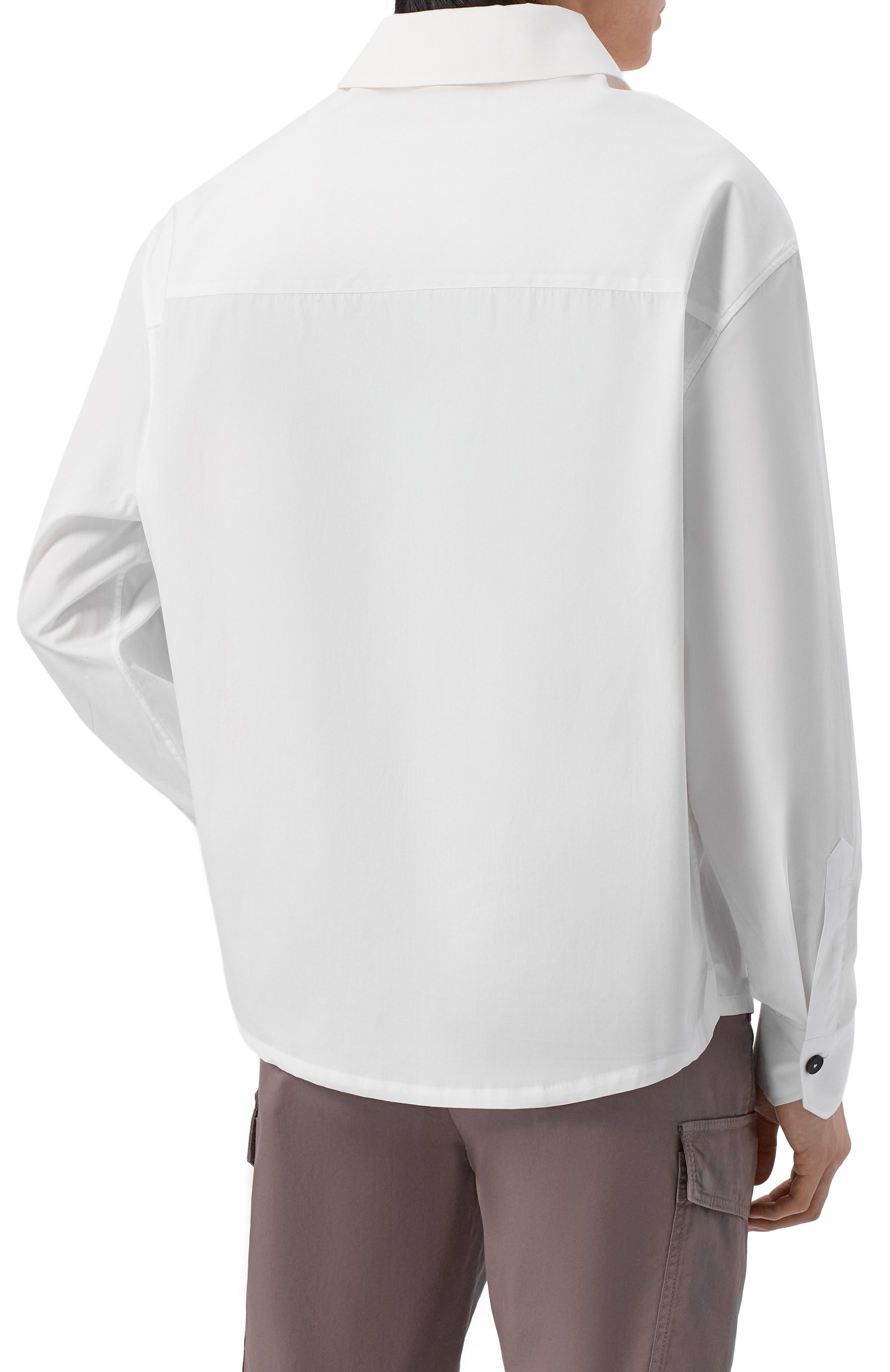 Хлопковая рубашка KITON, арт. UMM0756K0709H, фото 4