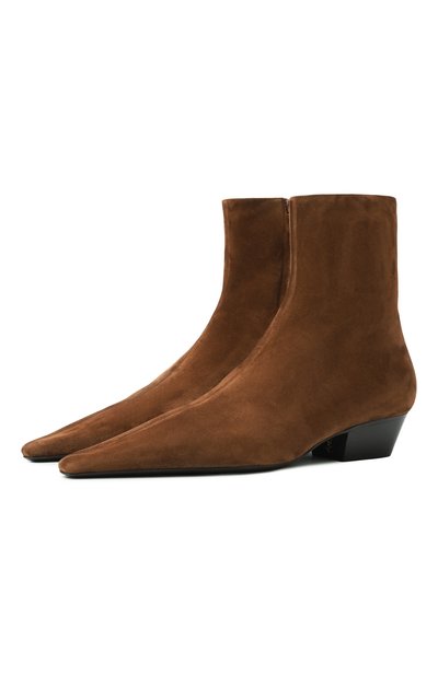 Женские замшевые ботильоны jill 30 SAINT LAURENT, арт. 850121/27D00