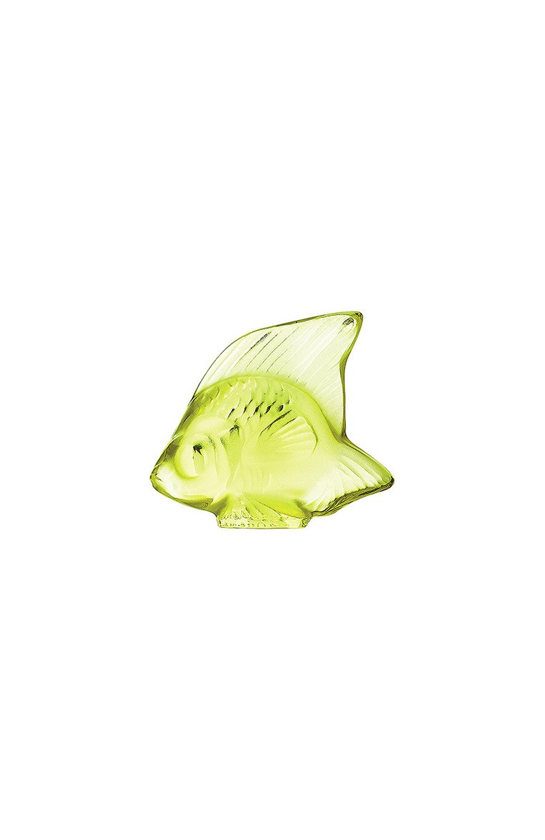 Фигурка fish LALIQUE светло-зеленого цвета, арт. 3003300 | Фото 1 (Коллекция: Fish; Нос: Не проставлено; Региональные ограничения белый список (Axapta Mercury): Не проставлено; Ограничения доставки: fragile-2)