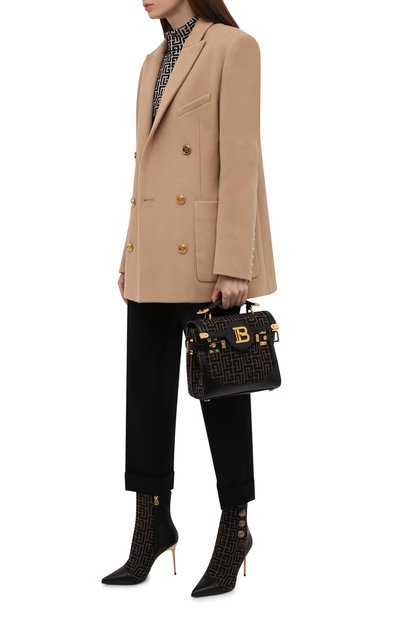 Комбинированные ботильоны BALMAIN, арт. WN0TA522/TJMP, фото 2