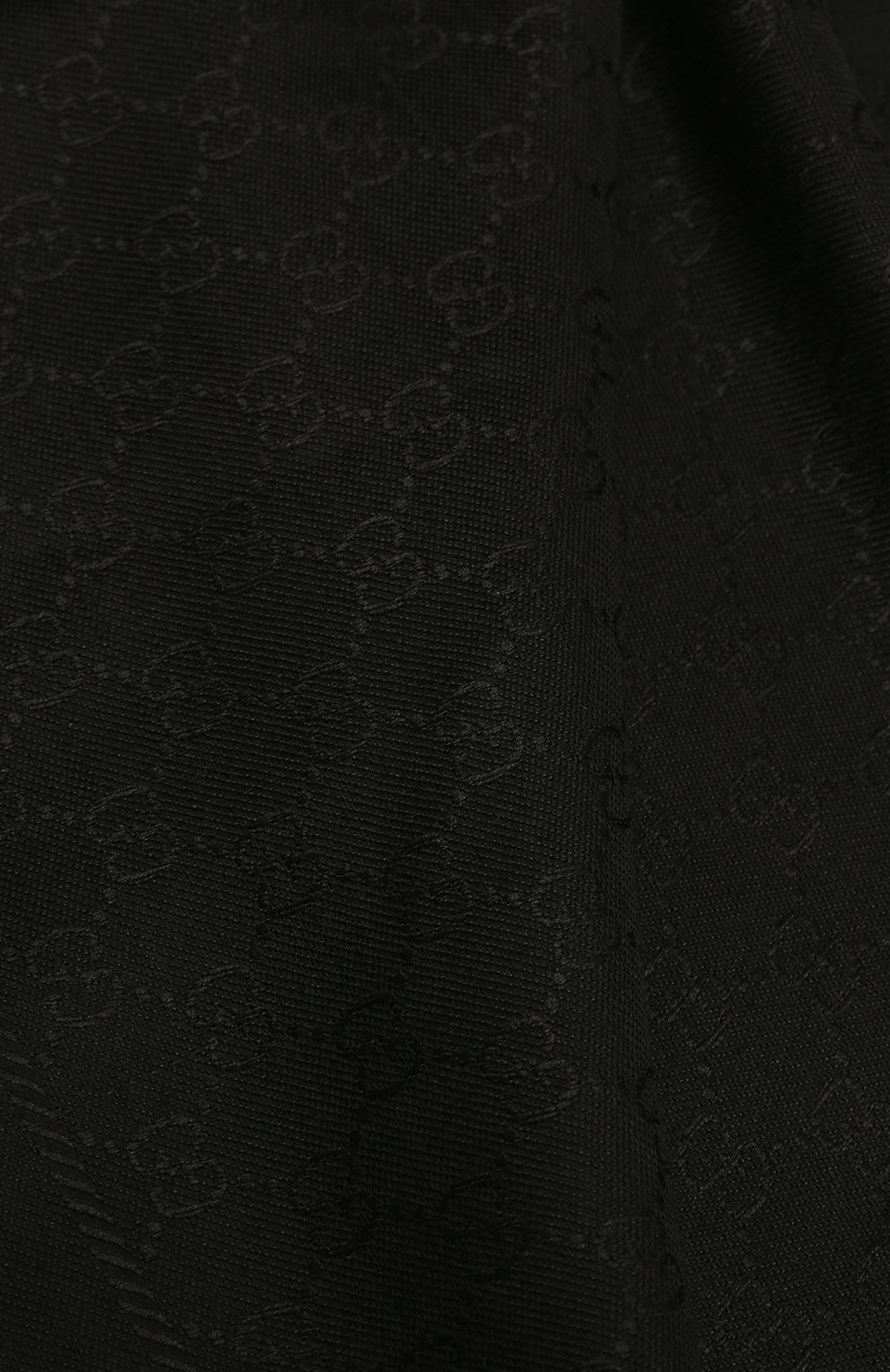 Шаль из шелка и шерсти GUCCI черного цвета по цене 61920 руб., арт. 406236 3G632, фото 4 Шаль из шелка и шерсти GUCCI, арт. 406236 3G632, фото 4