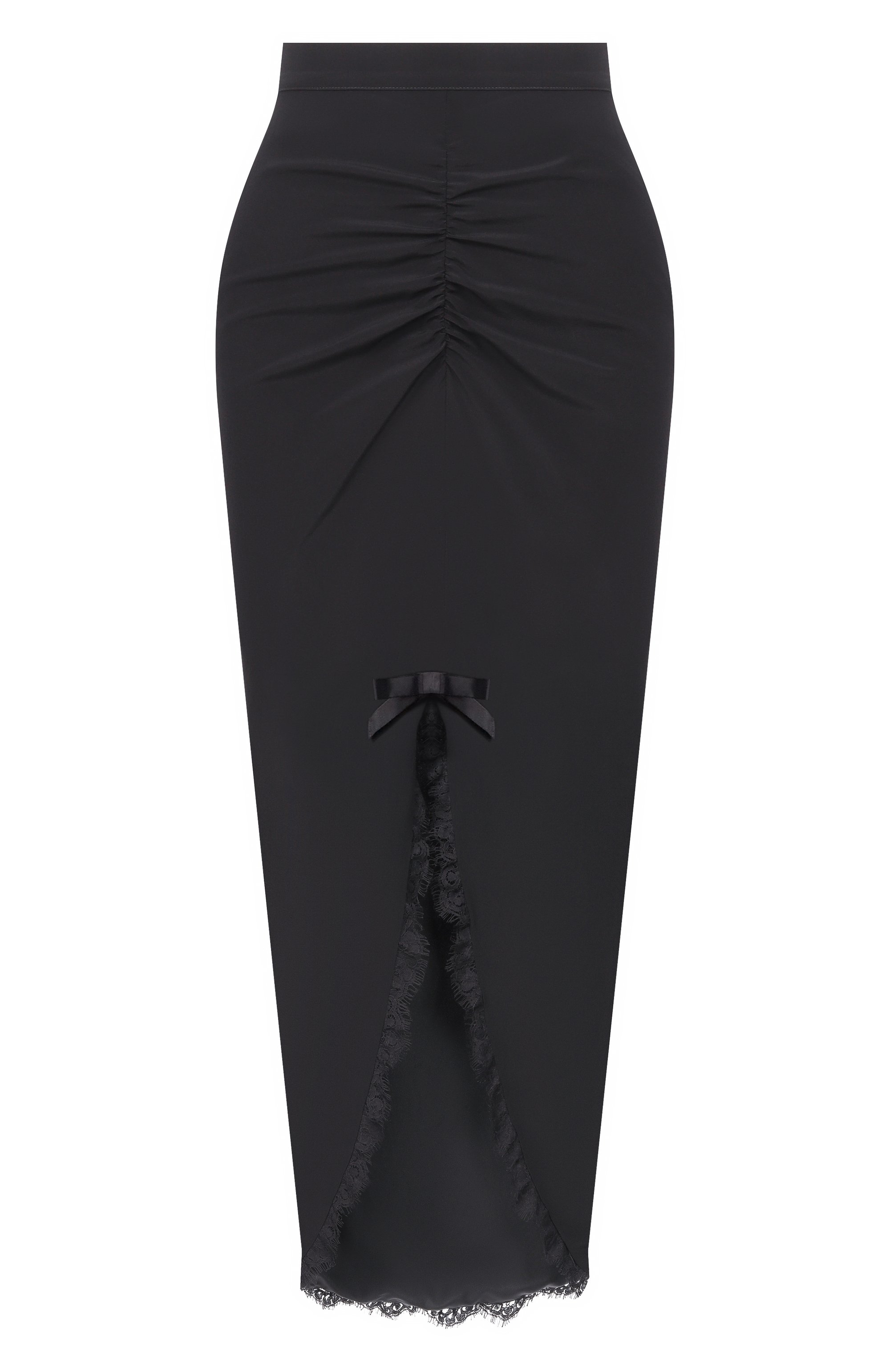 Шелковая юбка ALESSANDRA RICH черного цвета по цене 131000 руб., арт. FABX4283/F3057, фото 1 Шелковая юбка ALESSANDRA RICH, арт. FABX4283/F3057, фото 1