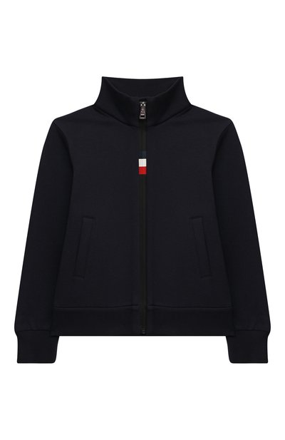 Комплект из толстовки и брюк MONCLER темно-синего цвета по цене 46200 руб., арт. G1-954-8M741-20-809AG/8-10A, фото 2 Комплект из толстовки и брюк MONCLER, арт. G1-954-8M741-20-809AG/8-10A, фото 2