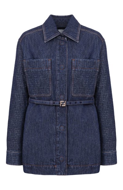 Женская джинсовая куртка FENDI, арт. FLF677 AW82 F1UKI