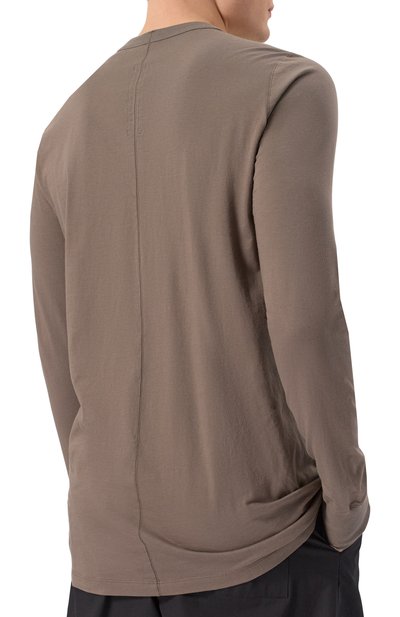 Хлопковый лонгслив RICK OWENS, арт. RU01E5266/JA, фото 4