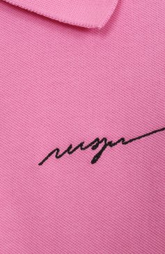 Детское хлопковое платье MSGM KIDS фуксия цвета, арт. S5MSJGDR273 | Фото 3 (Рукава: Короткие; Материал внешний: Хлопок; Девочки Кросс-КТ: Платье-одежда; Случай: Повседневный; Автоматизация ТО: Проставлено; Автоматизация состава: Проставлено; Ростовка одежда: 10 - 11 лет | 140 - 146см, 12 лет | 152 см, 6 лет | 116 см, 8 лет | 128 см, 16 лет | 164 см)