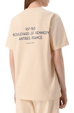 Хлопковая футболка sporty & rich x hotel du cap-eden-roc SPORTY AND RICH, арт. T004360666CR01, фото 4