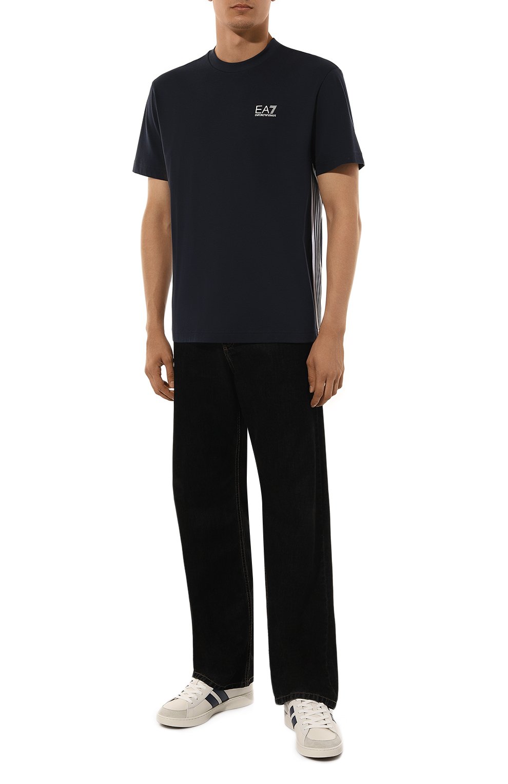 Хлопковая футболка EA7, арт. 6DPT19/PJ0LZ/M, фото 2