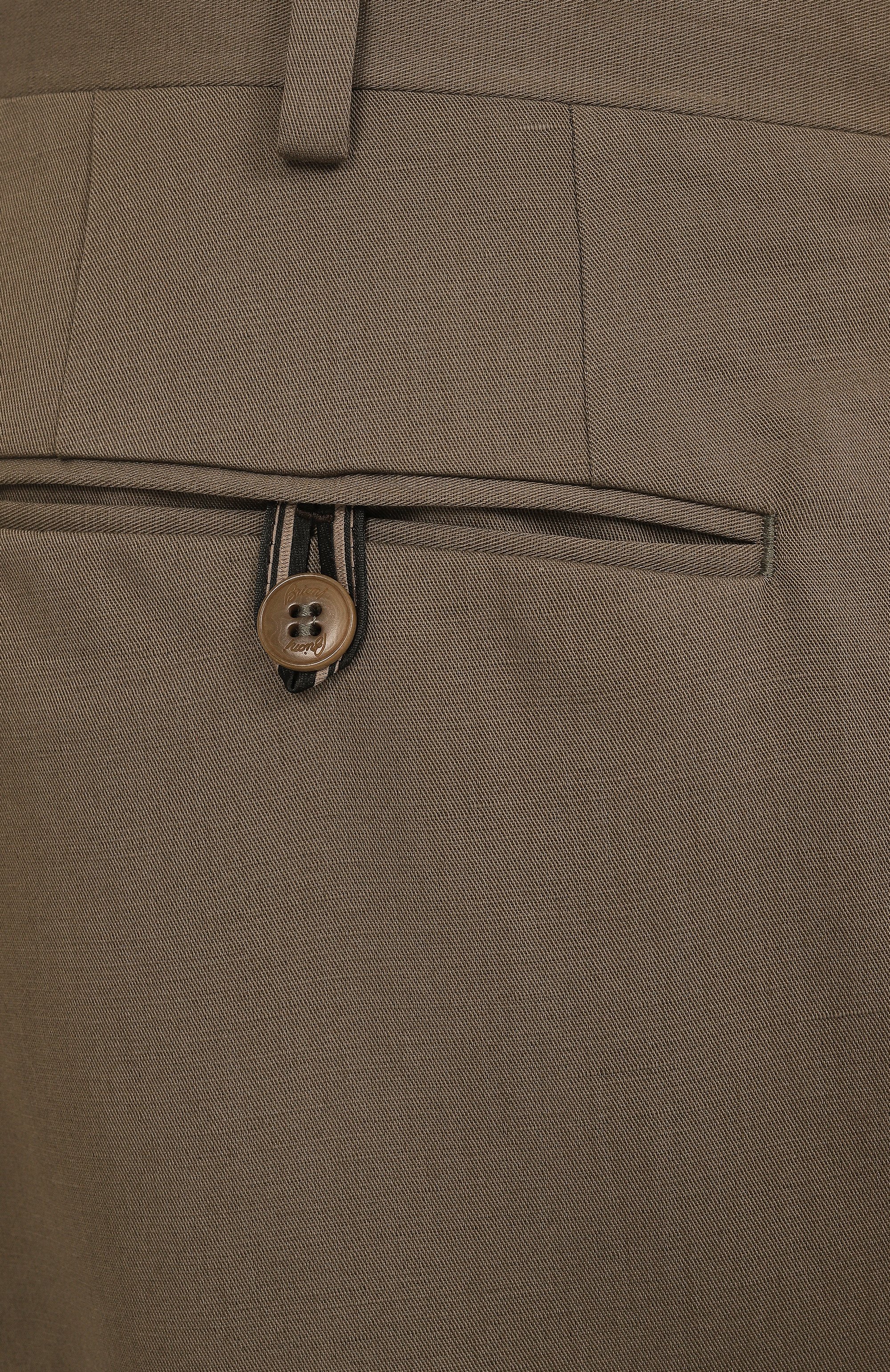 Брюки изо льна и хлопка BRIONI, арт. RPC20L-PA106, фото 6