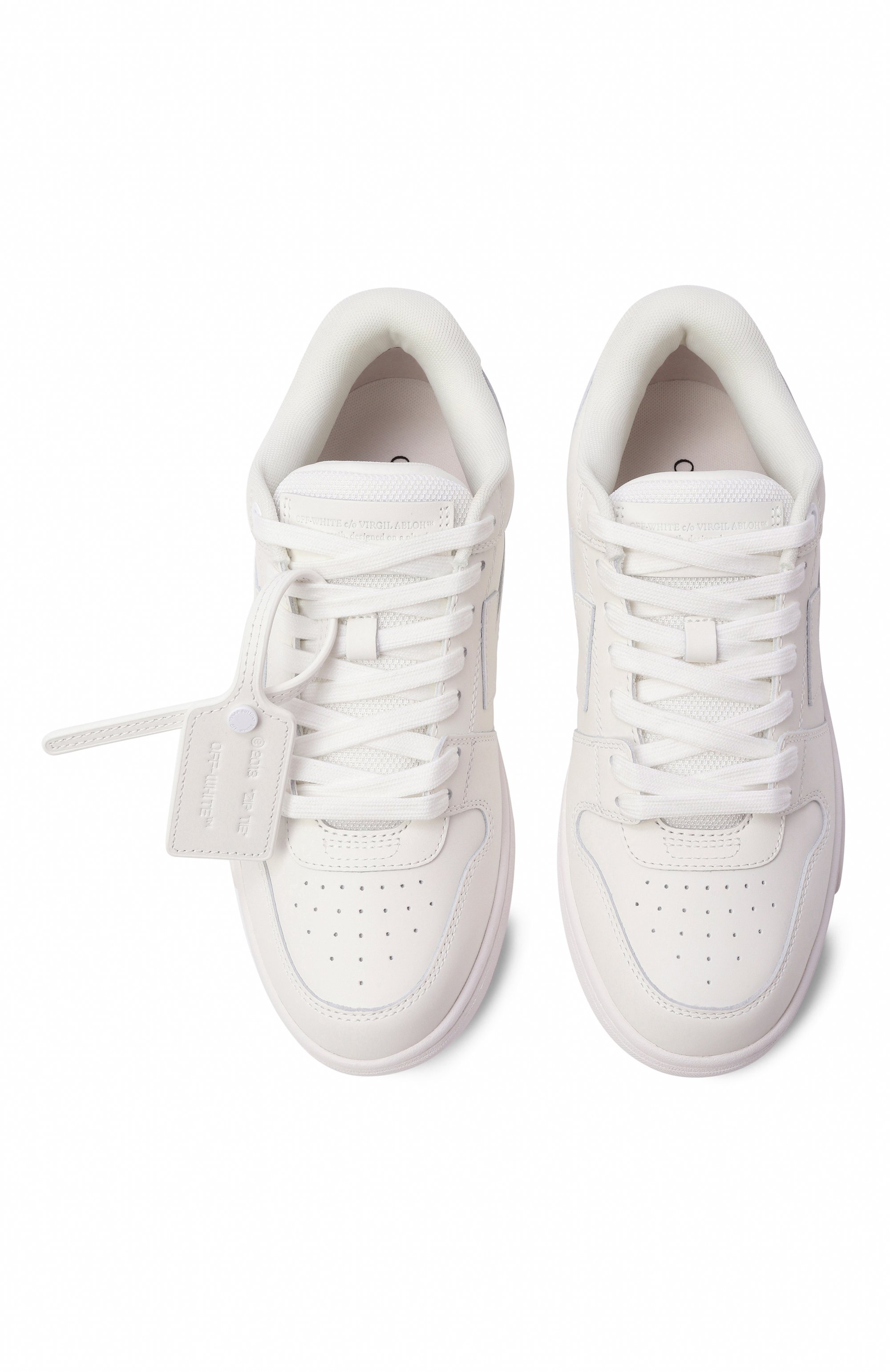 Кожаные кеды out of office OFF-WHITE, арт. 0WIA259C99LEA008, фото 6