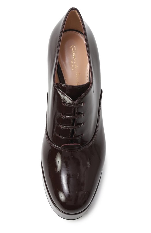 Лакированные ботильоны Vicky 100 Gianvito Rossi G25323.70RIC.NUIB0UR Бордовый  G25323.70RIC.NUIB0UR Фото 6