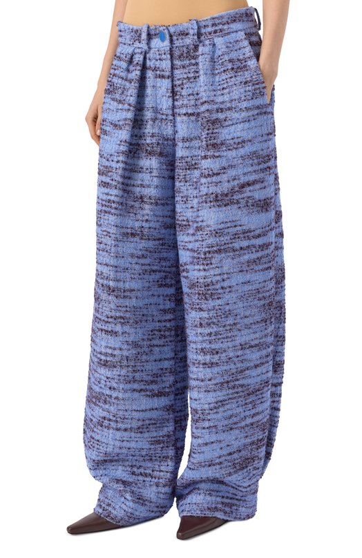 Твидовые брюки ROWEN ROSE PNT_RR285/TWEED Голубой  PNT_RR285/TWEED Фото 3