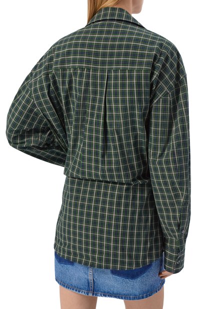 Хлопковое платье ALEXANDER WANG зеленого цвета по цене 120000 руб., арт. 1WC1266937, фото 3 Хлопковое платье ALEXANDER WANG, арт. 1WC1266937, фото 3