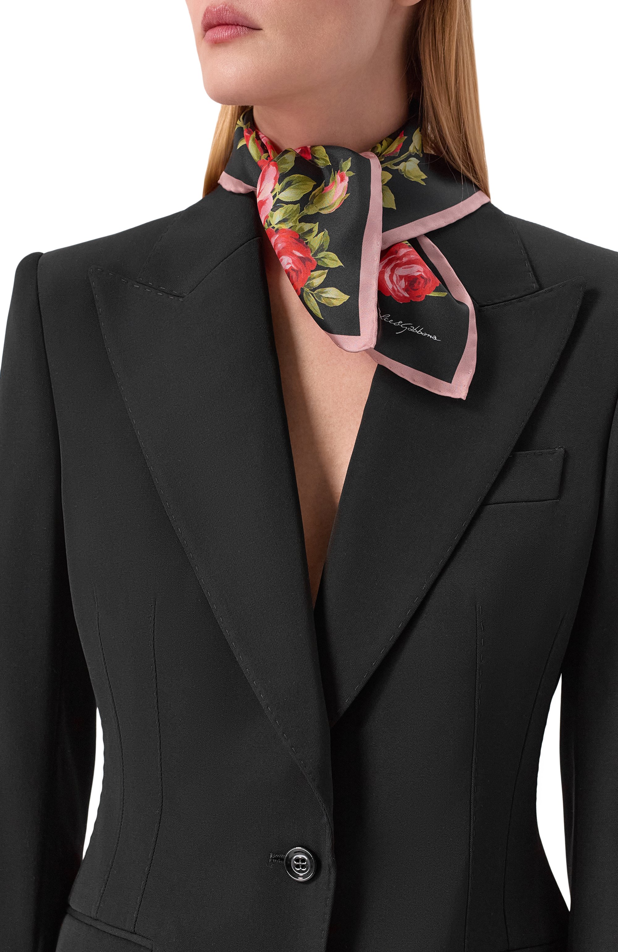 Шелковый платок DOLCE & GABBANA, арт. FN093R/GDDPM, фото 2