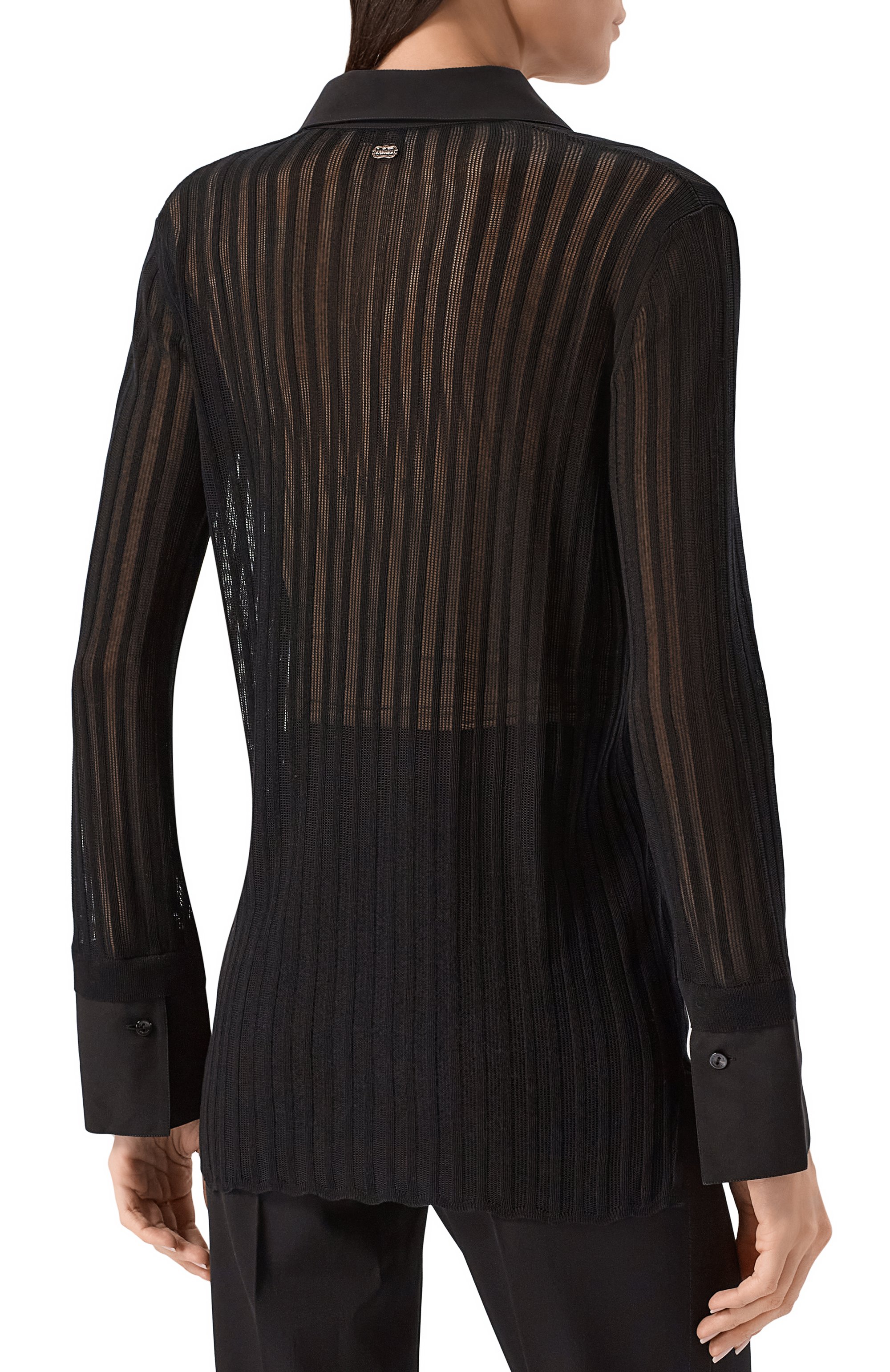 Шелковое поло AGNONA, арт. KD09018/8S180M, фото 4