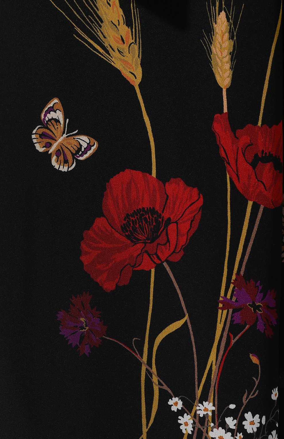 Шелковый комбинезон VALENTINO черного цвета по цене 527500 руб., арт. RB3VE1154FP, фото 5 Шелковый комбинезон VALENTINO, арт. RB3VE1154FP, фото 5