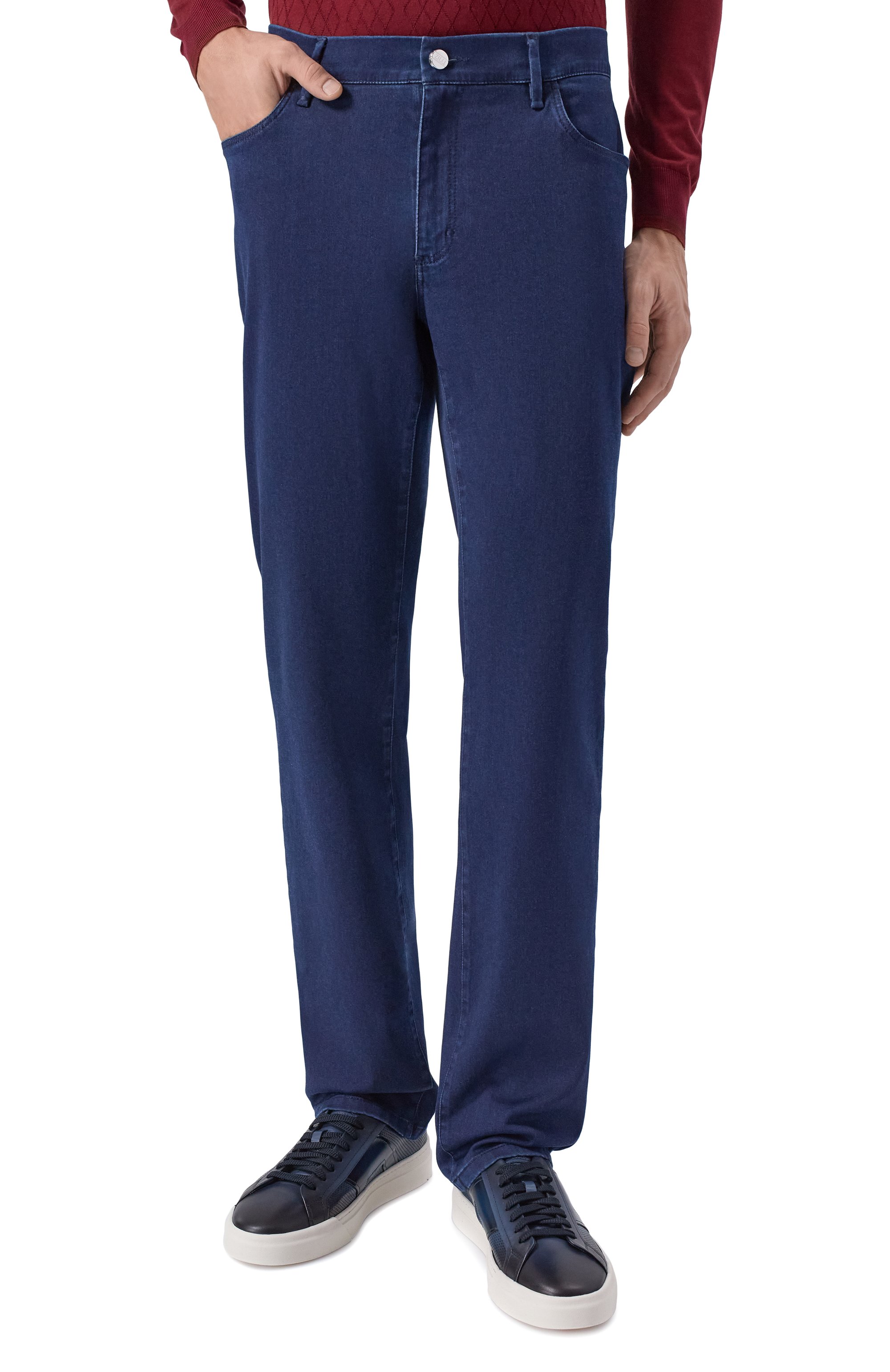 Джинсы regular ZILLI темно-синего цвета по цене 126500 руб., арт. J5T201M0441VZP000, фото 3 Джинсы regular ZILLI, арт. J5T201M0441VZP000, фото 3