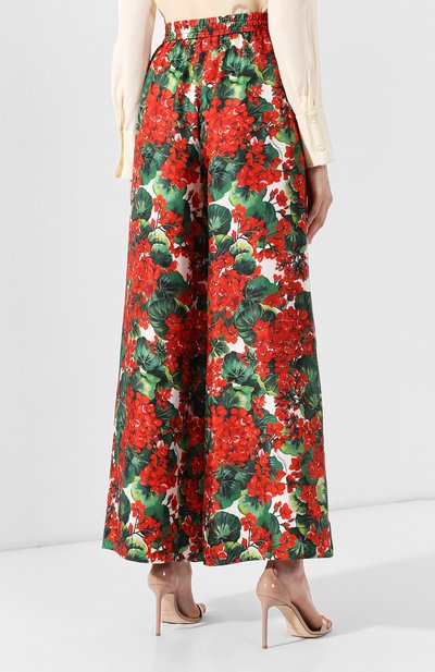 Шелковые брюки DOLCE & GABBANA, арт. FTBBFT/HS1ZW, фото 4