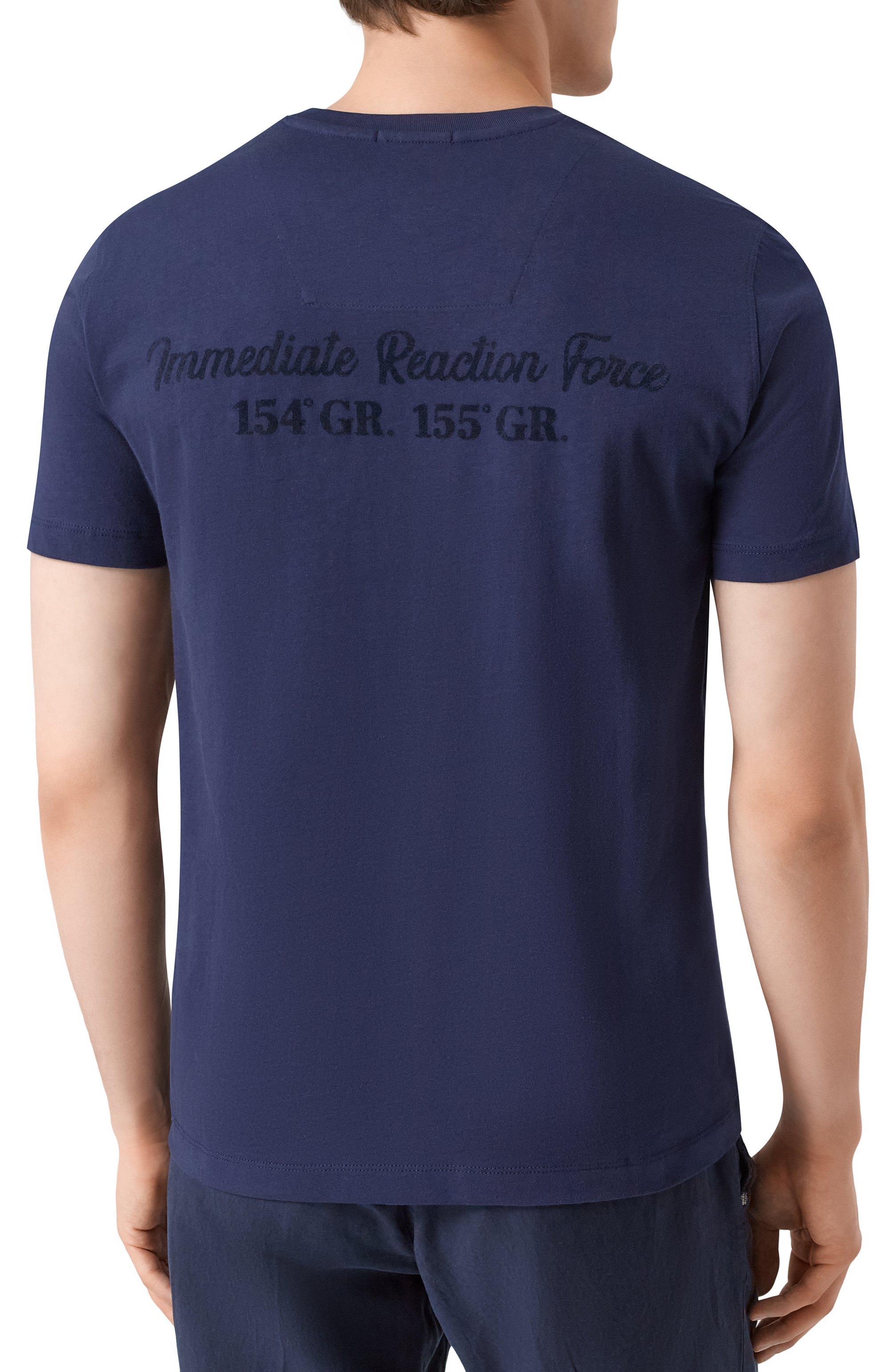 Хлопковая футболка AERONAUTICA MILITARE, арт. 251TS2408J592, фото 4