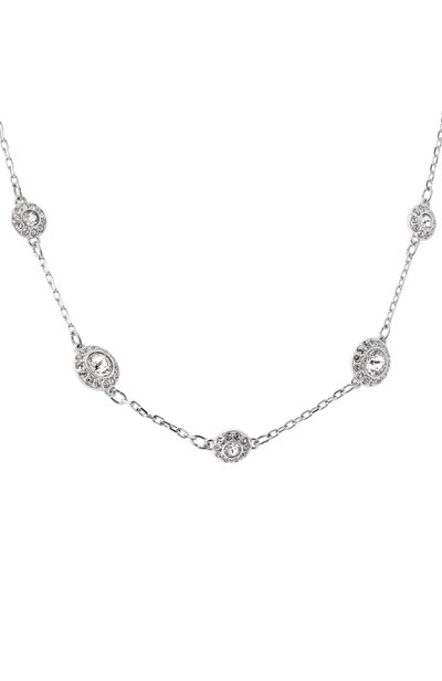 Колье una angelic SWAROVSKI серебряного цвета по цене 27550 руб., арт. 5732275, фото 3 Колье una angelic SWAROVSKI, арт. 5732275, фото 3