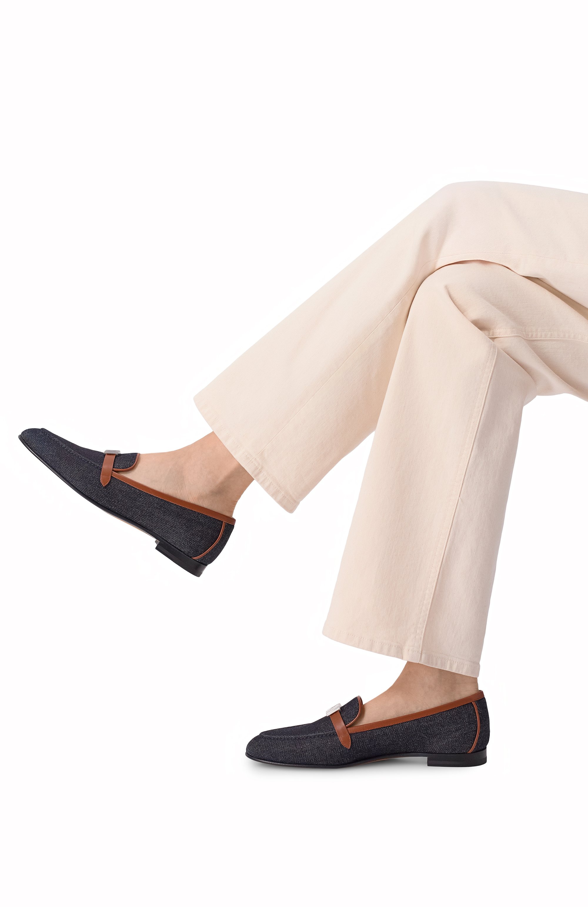 Текстильные лоферы KITON, арт. D59826K0900H01, фото 2