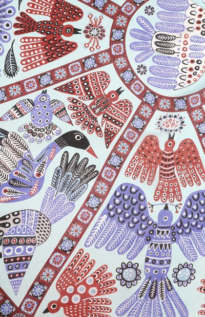 Шелковый платок небеса GOURJI, арт. T21SKY7BLR, фото 5