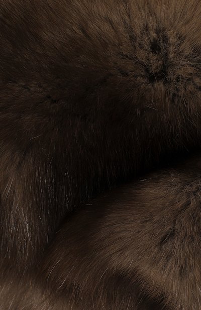 Шапка из меха соболя FURLAND коричневого цвета по цене 360000 руб., арт. 0015301910104100000, фото 4 Шапка из меха соболя FURLAND, арт. 0015301910104100000, фото 4