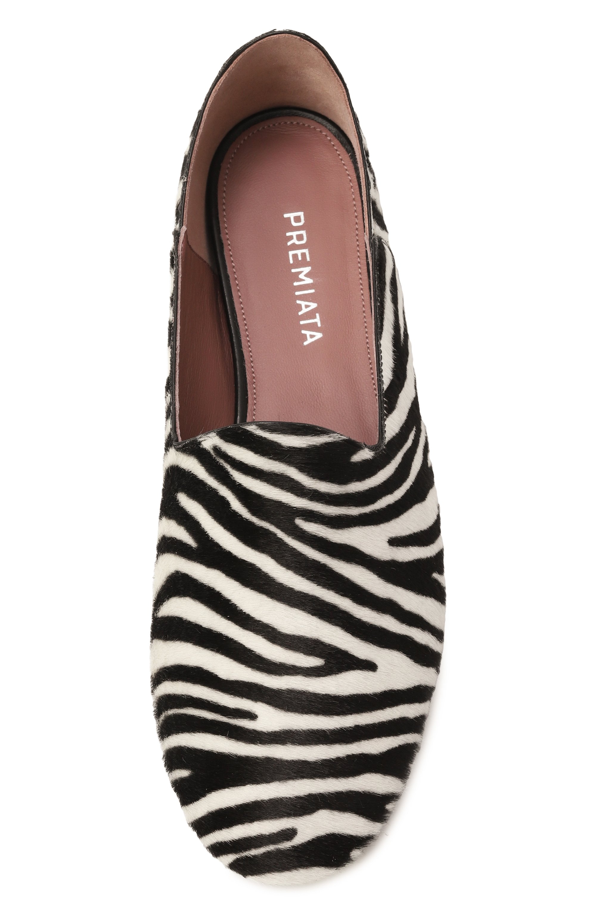 Кожаные лоферы PREMIATA, арт. M7006/P0NY ZEBRA, фото 6
