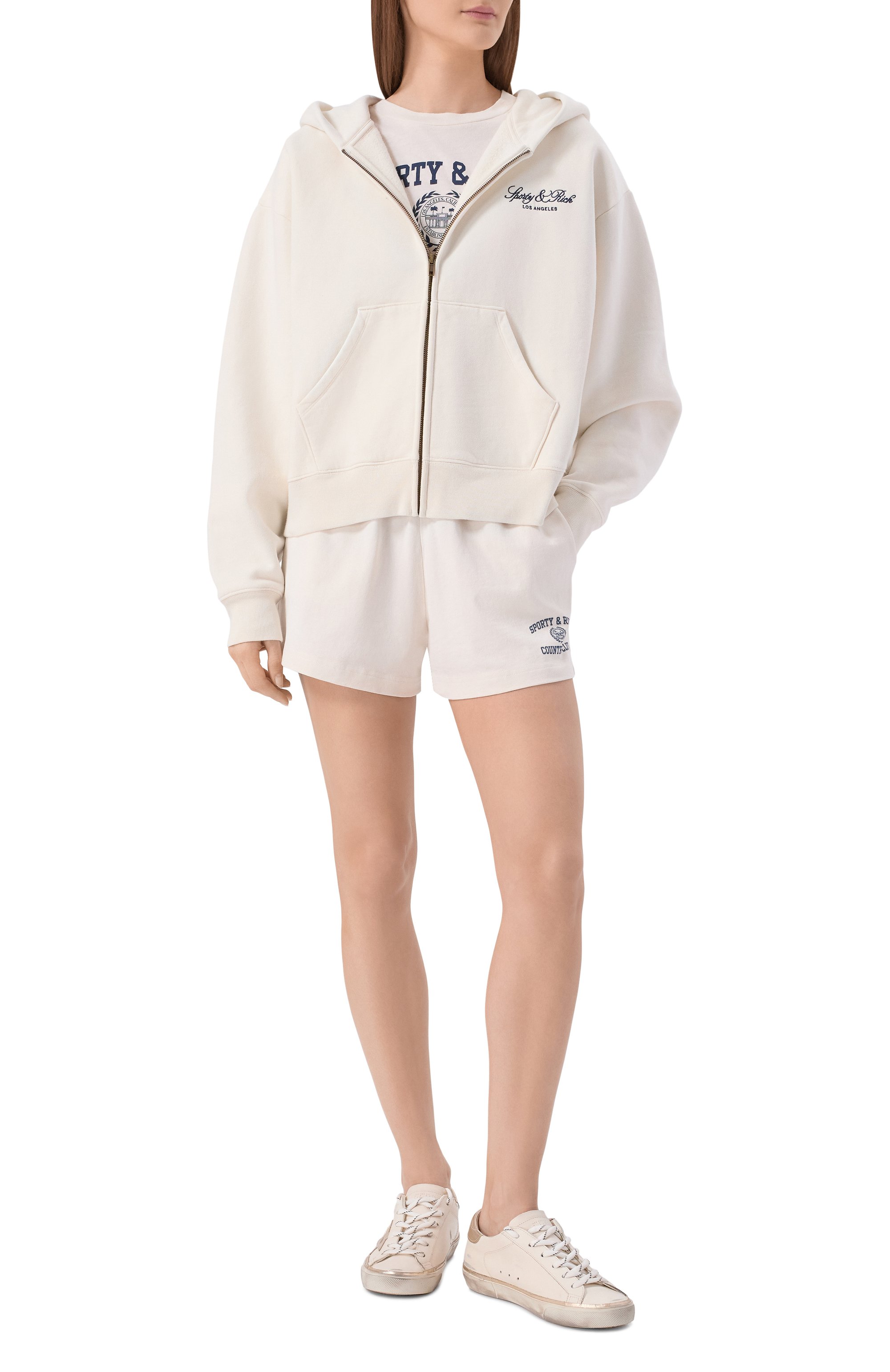 Хлопковая толстовка SPORTY AND RICH, арт. ST09476269WH37, фото 2