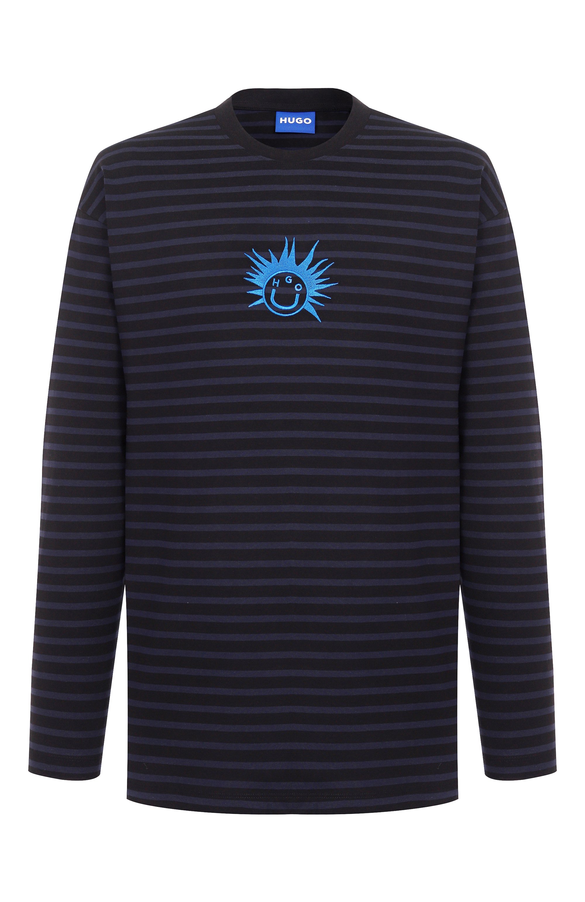 Хлопковый лонгслив HUGO BLUE, арт. 50543919, фото 1
