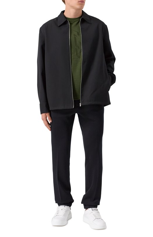 Шерстяные брюки Stefano Ricci M1T5300030/W0001R Чёрный  M1T5300030/W0001R Фото 2