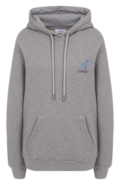Женский хлопковое худи OFF-WHITE, арт. 0WBB064S25FLE0020510