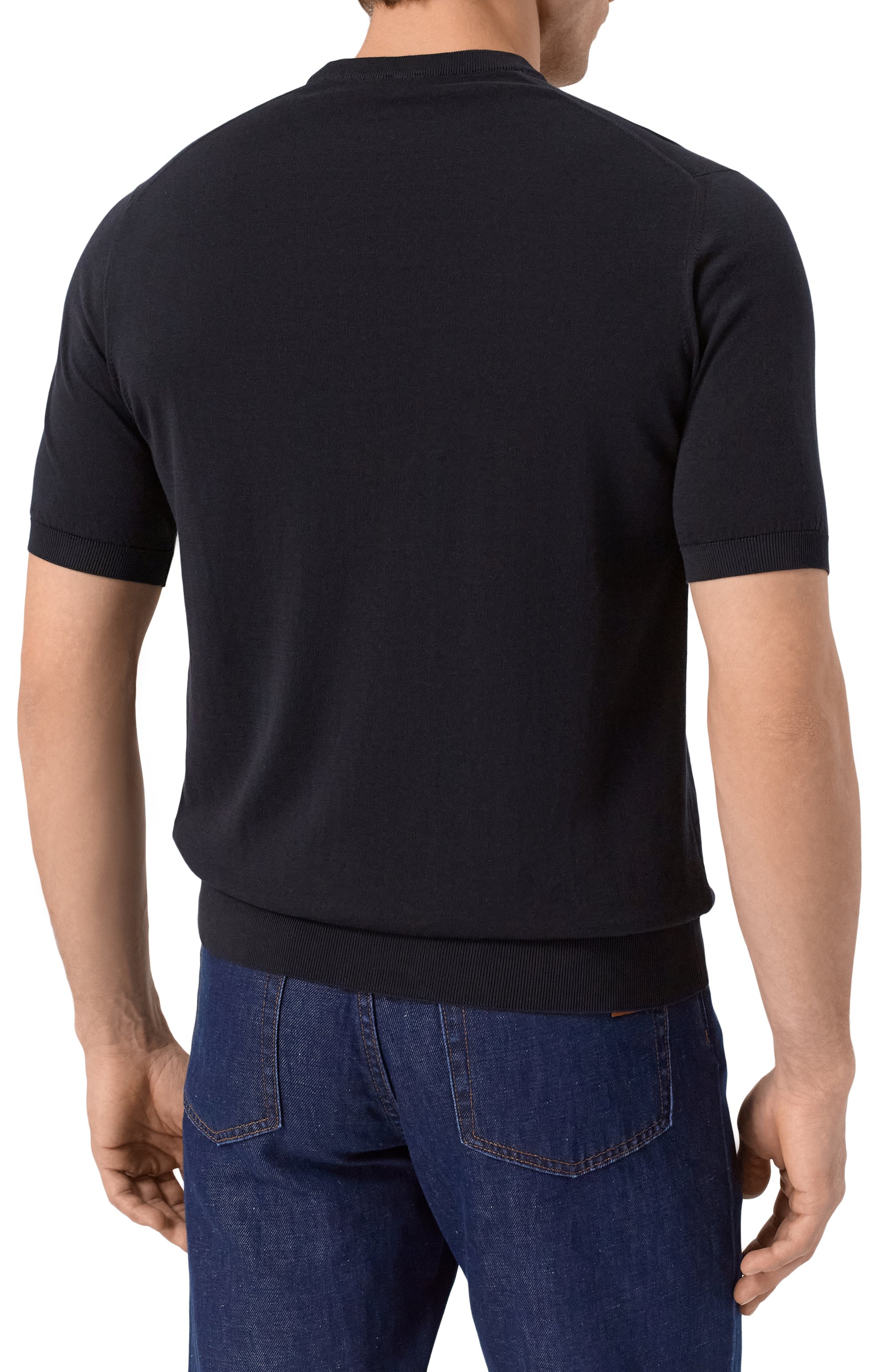 Хлопковый джемпер FEDELI, арт. MU0D8014/GIZA LIGHT DUSTY, фото 4