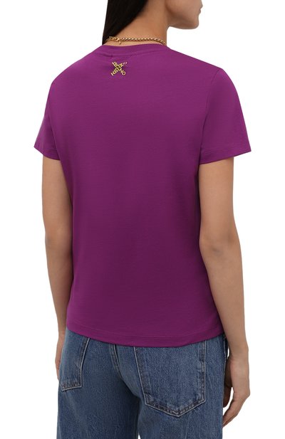 Хлопковая футболка kenzo sport KENZO, арт. FB52TS8504SJ, фото 4