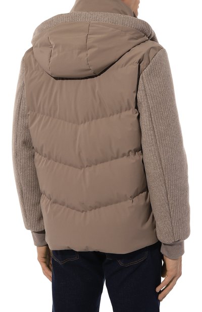 Комбинированная куртка KITON, арт. UW1908V0453F01, фото 4