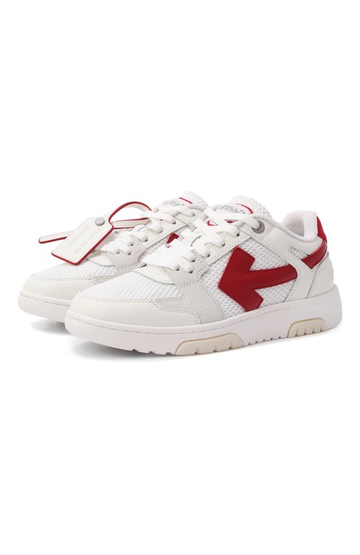 Комбинированные кеды Out Of Office Off-White 0WIA276F25LEA0010129 Белый 0WIA276F25LEA0010129