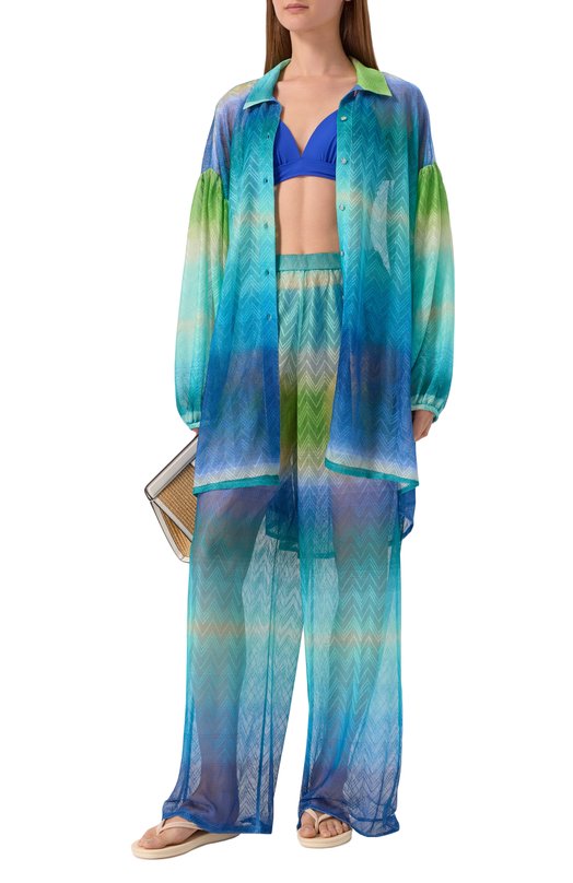 Брюки Missoni MC25SI01/BR013X Голубой  MC25SI01/BR013X Фото 2