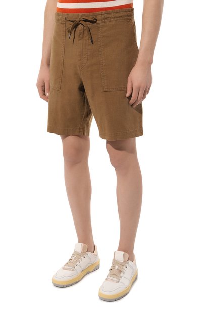 Шорты из льна и хлопка BOSS ORANGE, арт. 50488627, фото 3