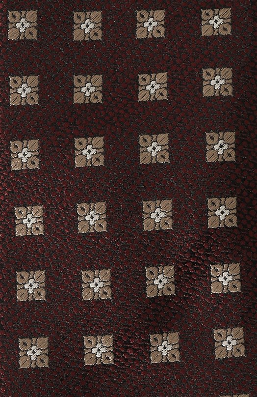 Шелковый галстук Zegna 1P8/Z8D32TA8 Бордовый  1P8/Z8D32TA8 Фото 4