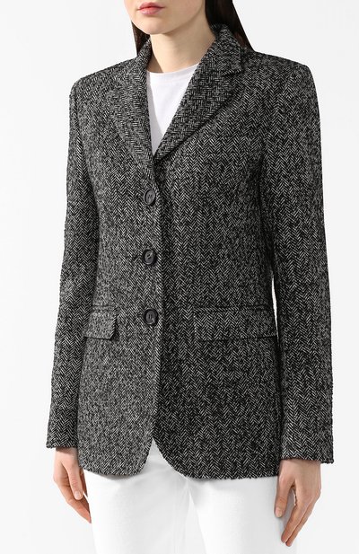 Жакет из смеси шерсти и кашемира SEVEN LAB, арт. J19P-0herringbone, фото 3