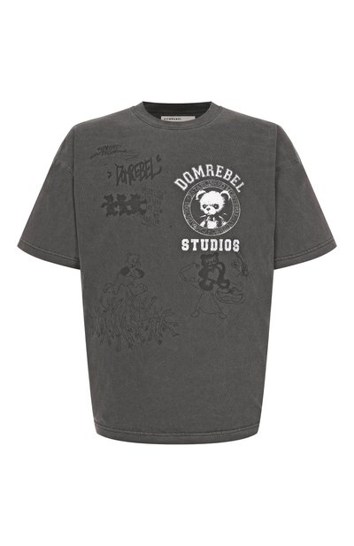 Мужская хлопковая футболка DOMREBEL, арт. M VARSITY BEAR