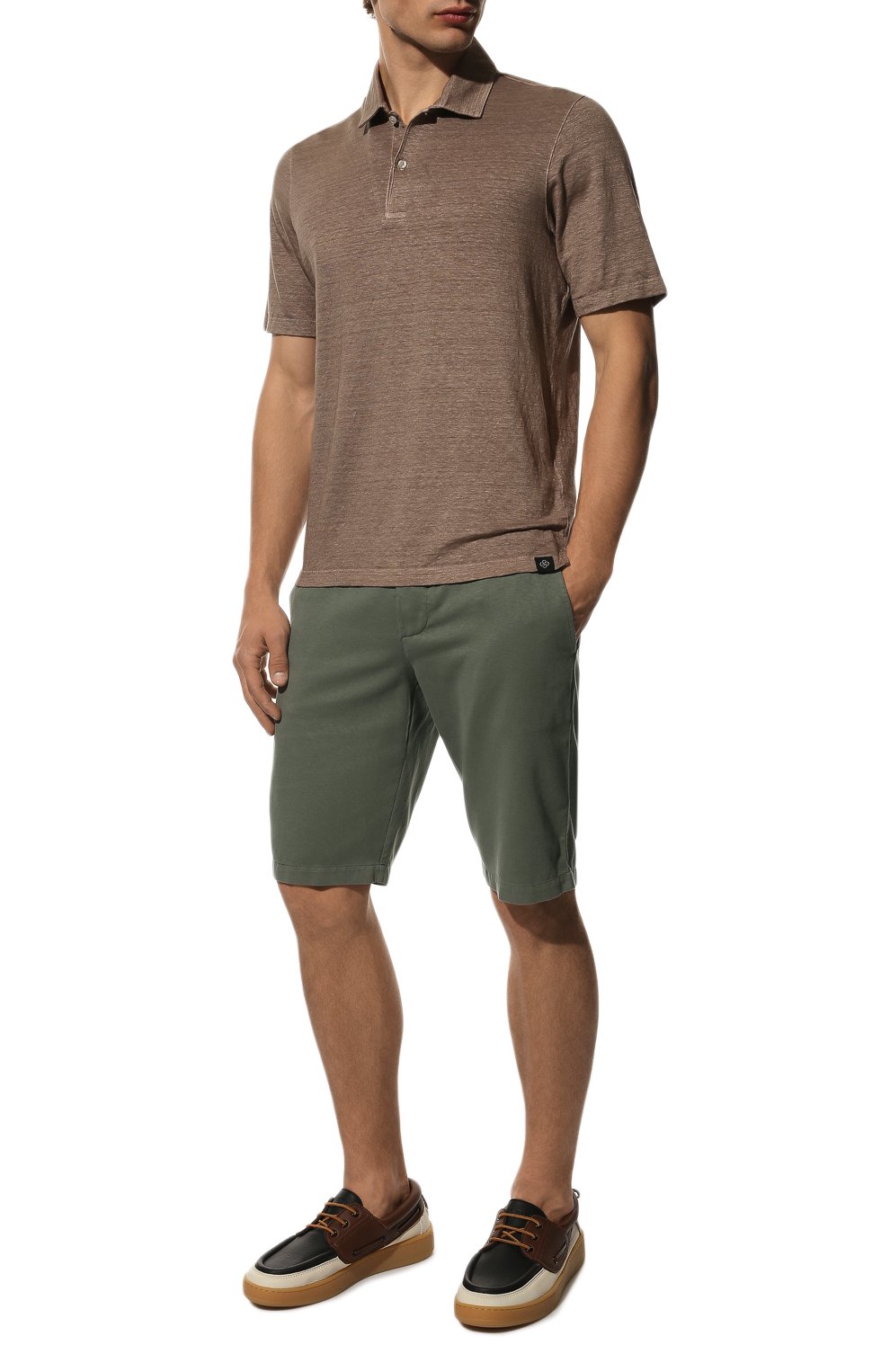 Шорты из хлопка и шелка CAPOBIANCO, арт. 12M816.AC01., фото 2