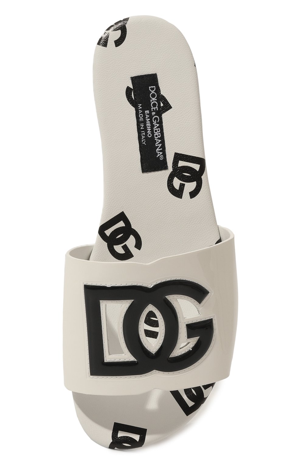 Кожаные шлепанцы DOLCE & GABBANA, арт. D11032/AP449, фото 4