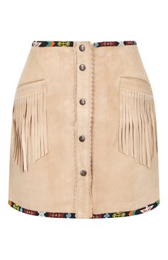 Замшевая юбка MIU MIU, арт. MPD598-496-F0036, фото 1