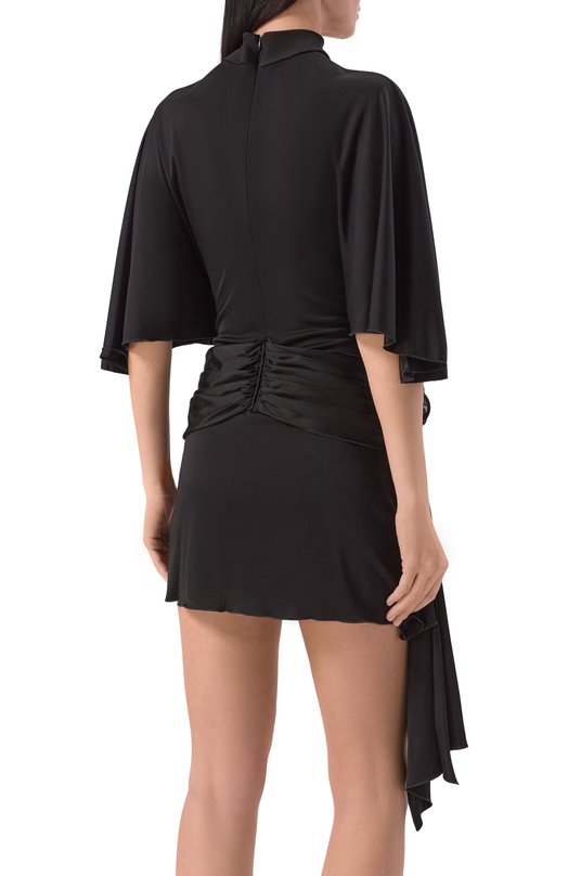 Платье из вискозы David Koma RE26DK01D Чёрный  RE26DK01D Фото 3