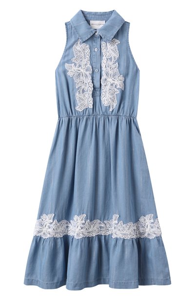 Джинсовое платье ERMANNO SCERVINO, арт. SFAB069C/VI039