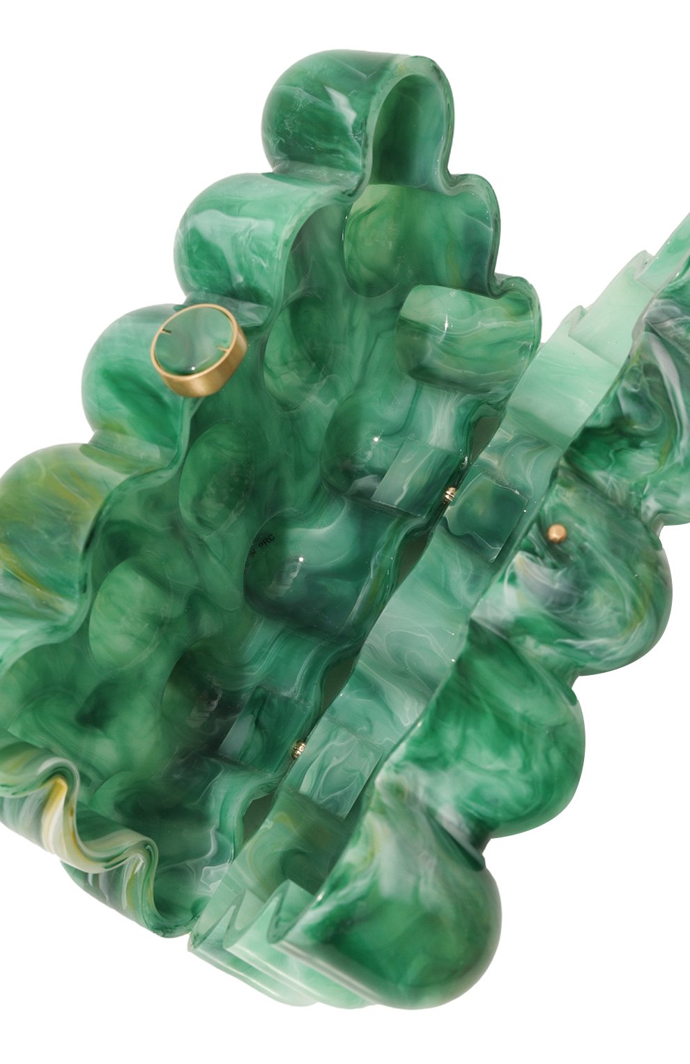 Клатч bubble CULT GAIA зеленого цвета по цене 46950 руб., арт. CL2963, фото 5 Клатч bubble CULT GAIA, арт. CL2963, фото 5